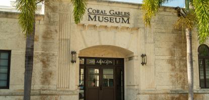 Front entrance of the Coral Gables Museum
