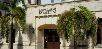 Facade of the Coral Gables Museum