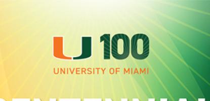 Title with UM colors in a lined spectrum 