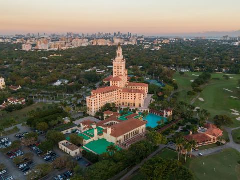 Biltmore Hotel Drone Shot