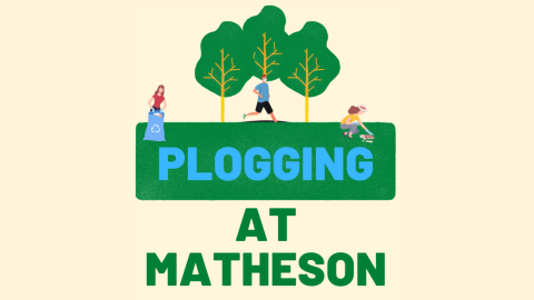 Plogging at Matheson event flyer