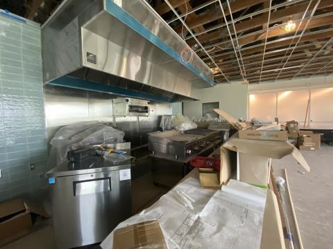Unwrappings of materials for construction of diner