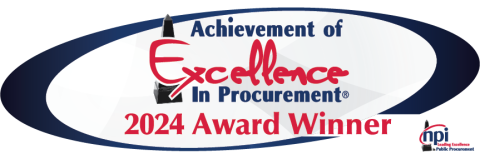 Achievement of Excellence in Procurement Award graphic