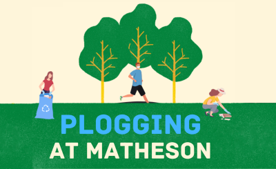 Plogging at Matheson event flyer