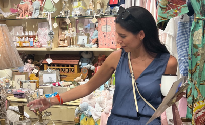 Photograph of woman shopping