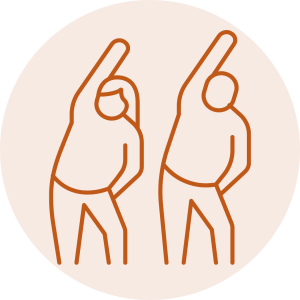 Icon of adults doing Zumba